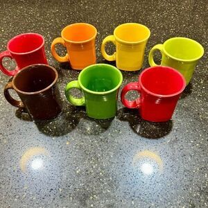 Homer Laughlin Fiesta Ware Square Mug Set